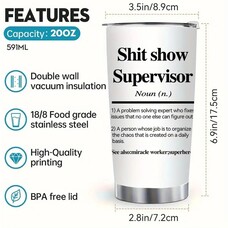 Shit Show Supervisor Tumbler