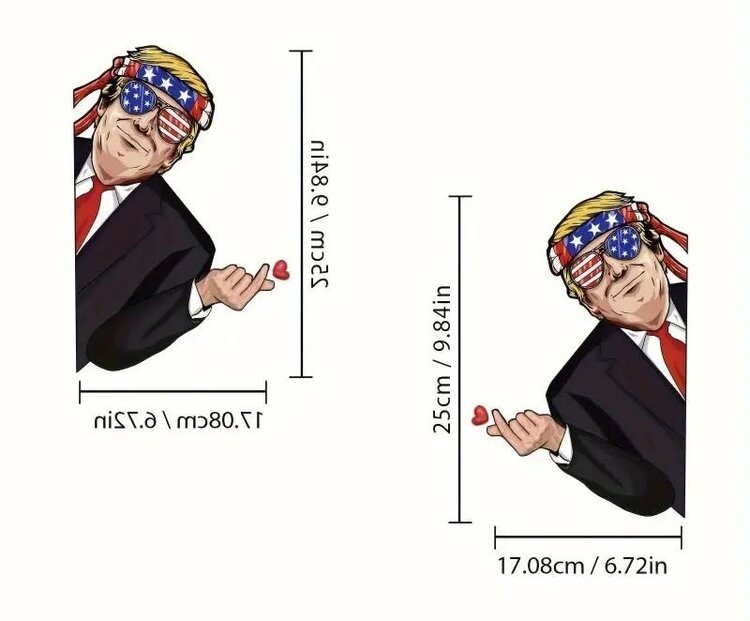 Lg Trump Car Sticker