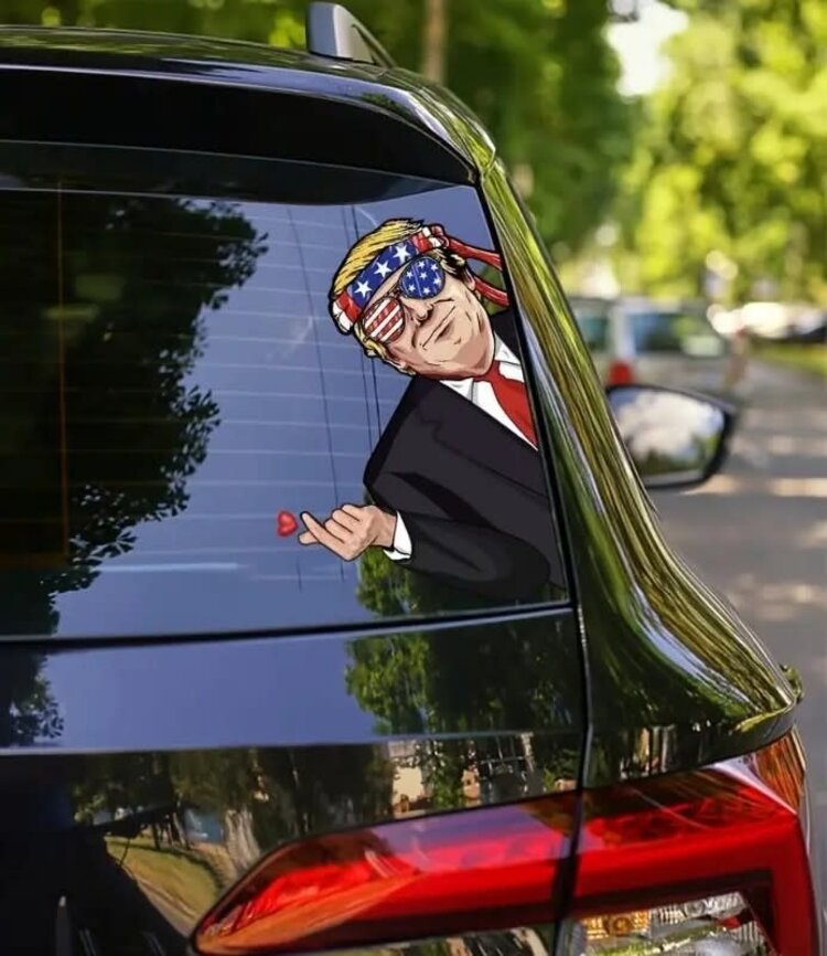 Lg Trump Car Sticker