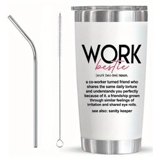 Work Bestie 20oz Drink Tumbler