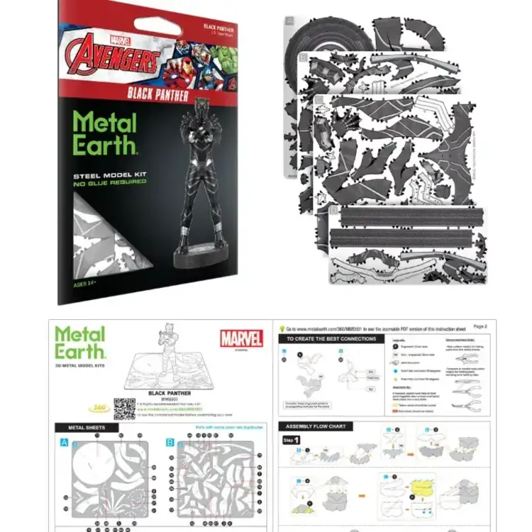 Black Panther 3D Model Kit