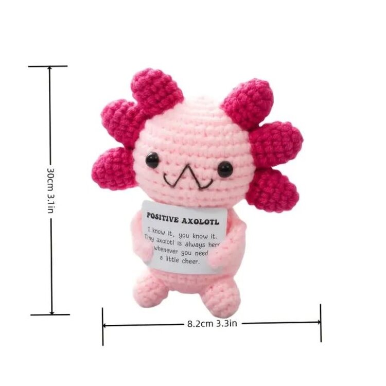 Crocheted Axolotl