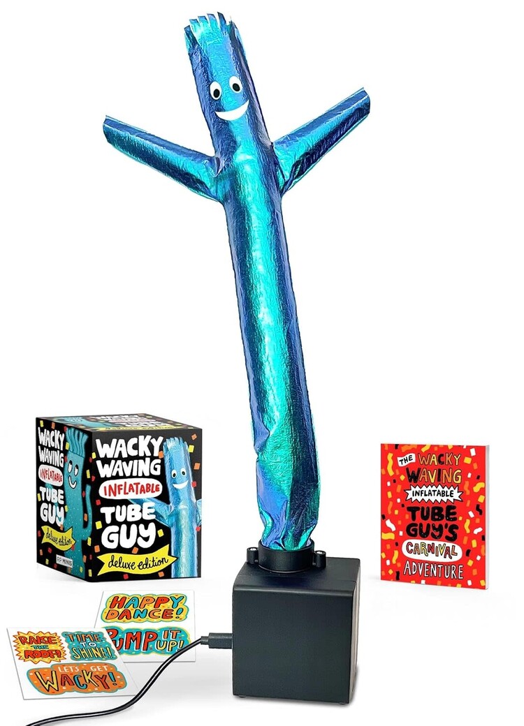 Hachette Wacky Waving Inflatable Tube Guy Deluxe Edition
