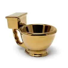 Big Mouth Golden Toilet Mug