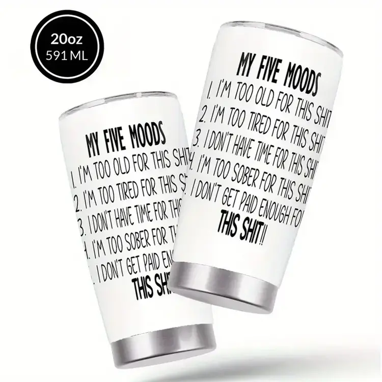 My Five Moods Tumbler