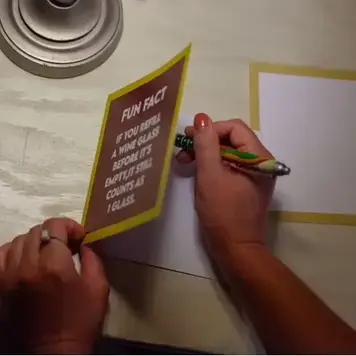 Drinks on Me I Came, I Saw Funny Greeting Card