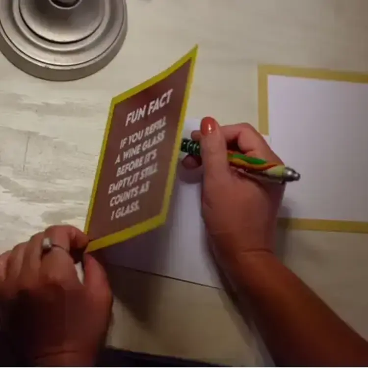 Drinks on Me I Came, I Saw Funny Greeting Card