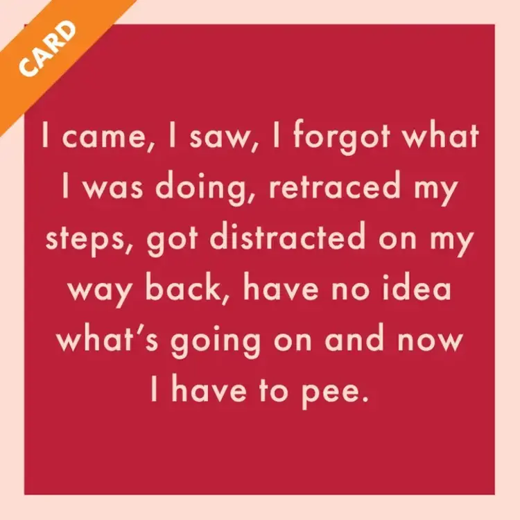 Drinks on Me I Came, I Saw Funny Greeting Card