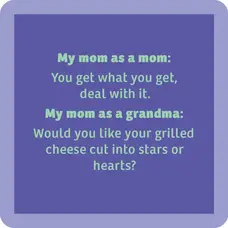 Drinks on Me Grandma Coaster