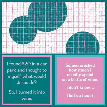 Drinks on Me Napkin Half Hour