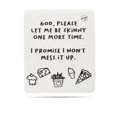 ellembee God Please Let Me Be Skinny One More Time Swedish Dishcloth