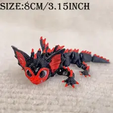 Black & Red Bat Dragon