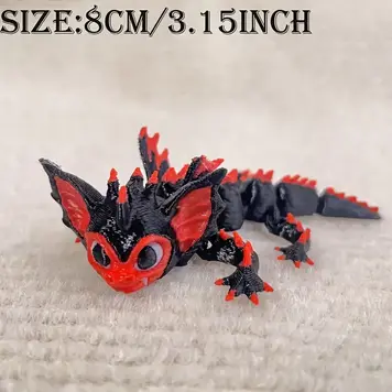 Black & Red Bat Dragon
