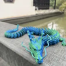 Giant 3D Printed Dragon 35in