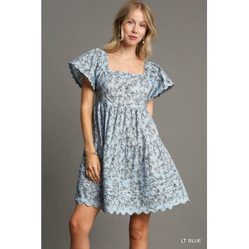 Umgee Two Tone Powder Dress