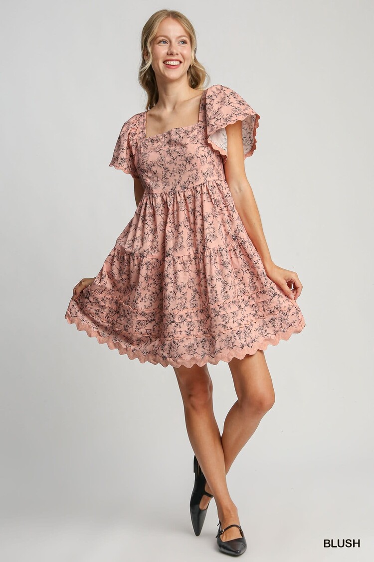 Umgee Two Tone Powder Dress