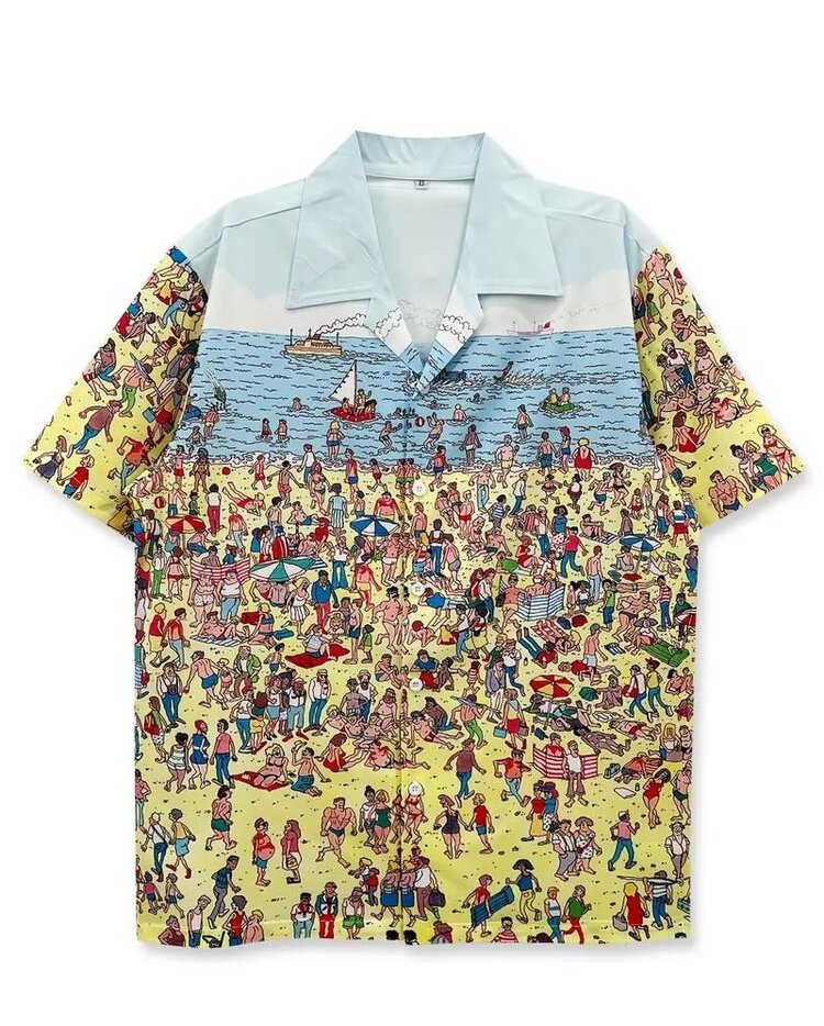 Where's Waldo Hawaiian Shirt