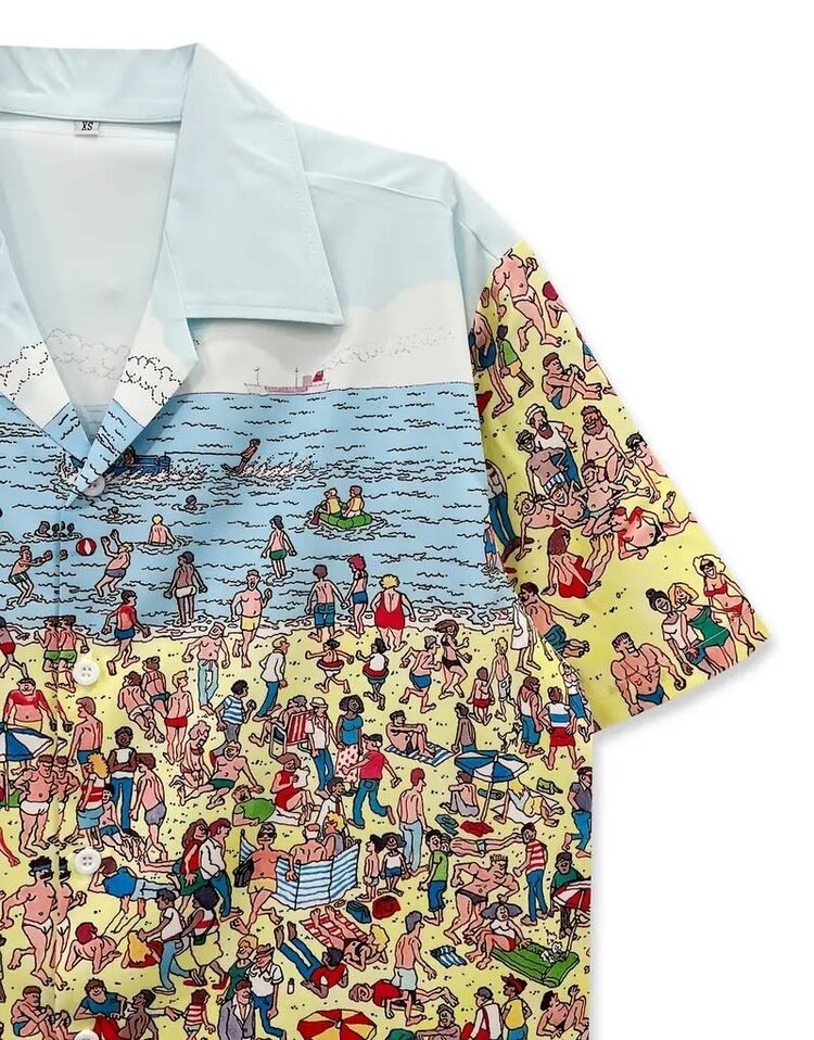 Where's Waldo Hawaiian Shirt