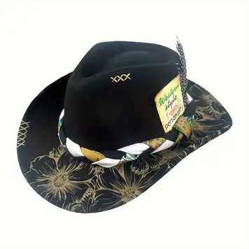 Floral Print Cowboy Hat
