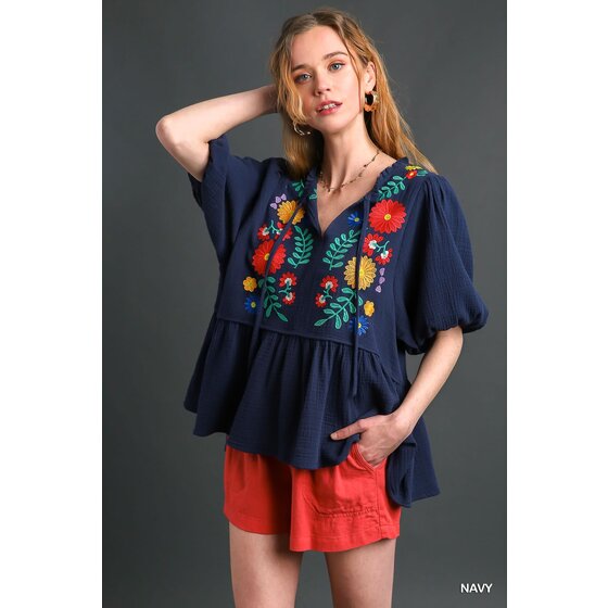 Embroidered Tops - Tops Collection | Sassy Lassie - Sassy Lassie