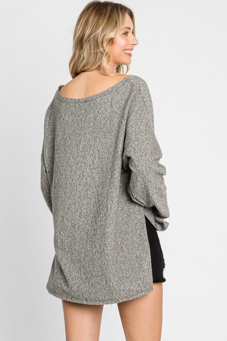 Fashion Go Foiled Fabric Top