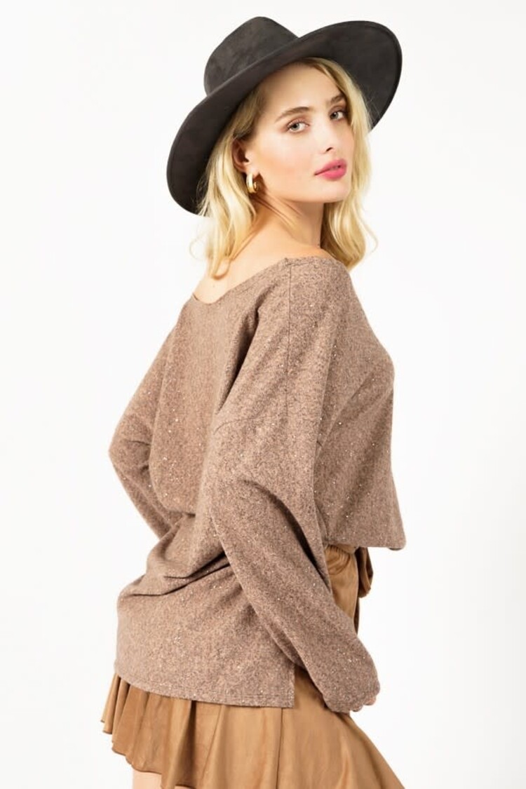 Fashion Go Foiled Fabric Top