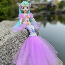 Mermaid Doll Purple