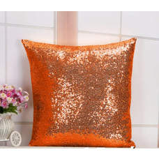 TS 12-inspired Orange Sequin Pillow
