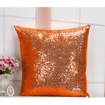 TS 12-inspired Orange Sequin Pillow