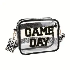 Game Day Transparent Crossbody Bag