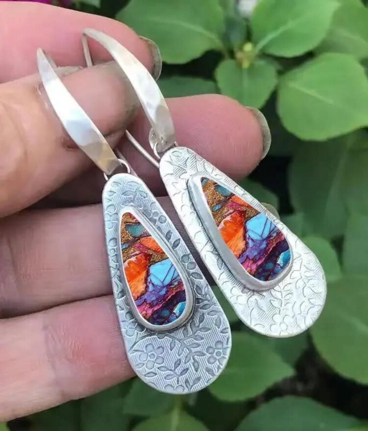 Colorful Stone Earrings