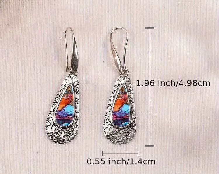 Colorful Stone Earrings