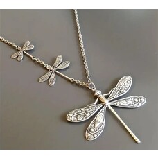 Vintage Dragonflies Necklace
