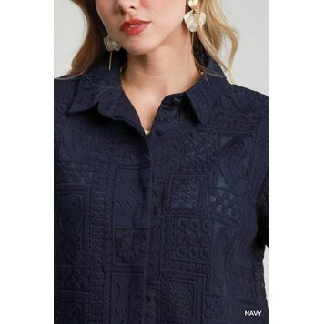 Umgee Patch Lace Top