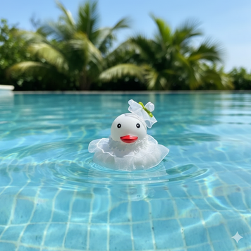 Mini White Southern Belle Duck