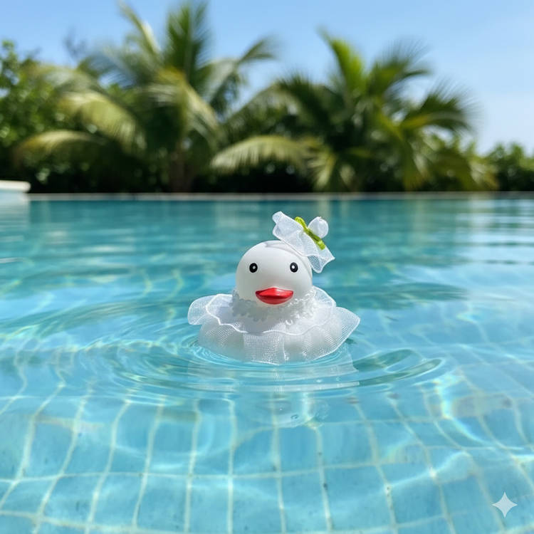 Mini White Southern Belle Duck