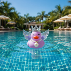 Mini Purple Fairy Princess Duck