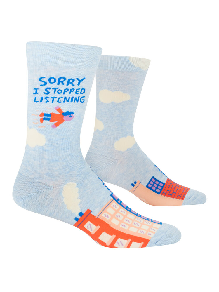 I Stopped Listening Men'sSocks