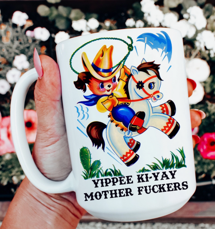 Ace the Pitmatian Co Mug Yippee Ki-Yay MF
