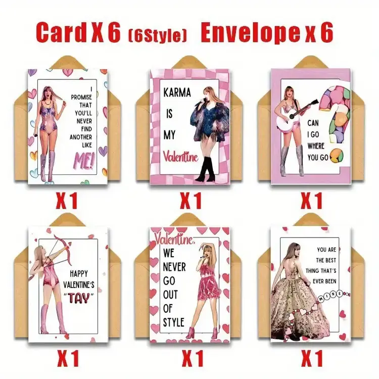 Swiftie Valentine's Day Exchange Cards