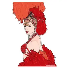 Sammy Gorin Sequins Are Forever TS Sticker