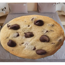 Round Funny Food Flannel Blanket Cookie