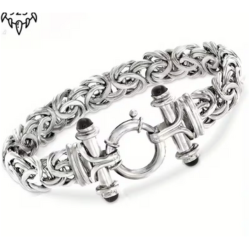 Classic Byzantine Bracelet Silver