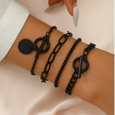 Minimalist Chain Stackable Bracelet Set