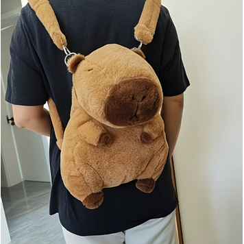 Capybara Plush Backpack