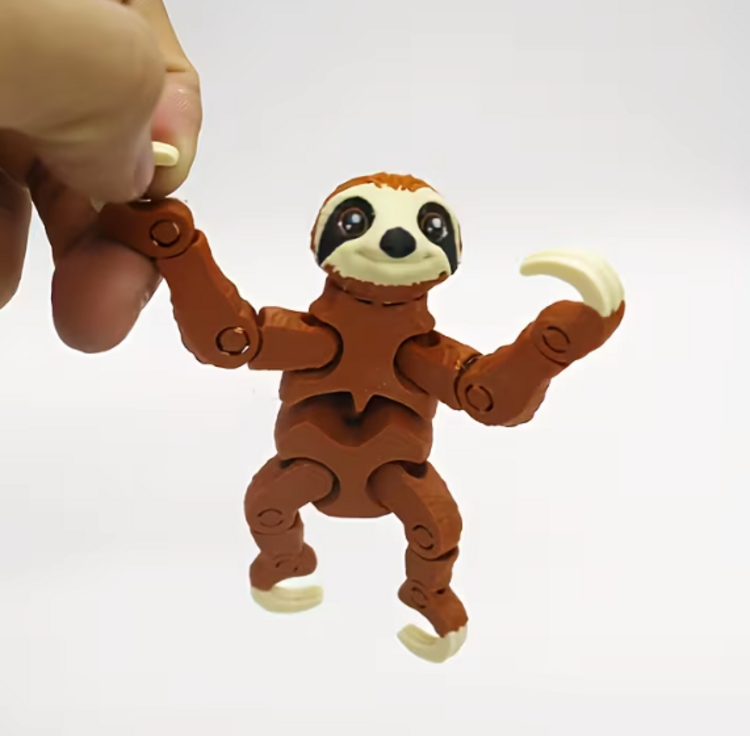 3D Printed Sloth Figurine
