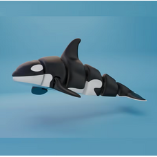3D Printed Orca Figurine