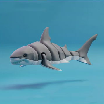 3D Printed Shark Figurine
