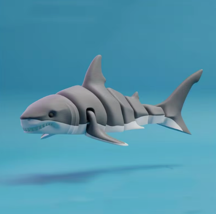 3D Printed Shark Figurine