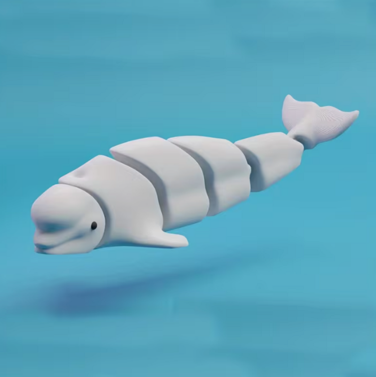 3D Printed Dolphin Figurine